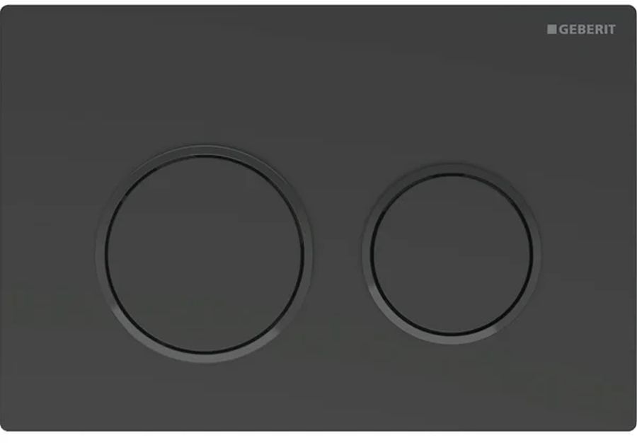 Darmowa Dostawa - Przycisk spłukujący do wc czarny Geberit Omega20 115085161