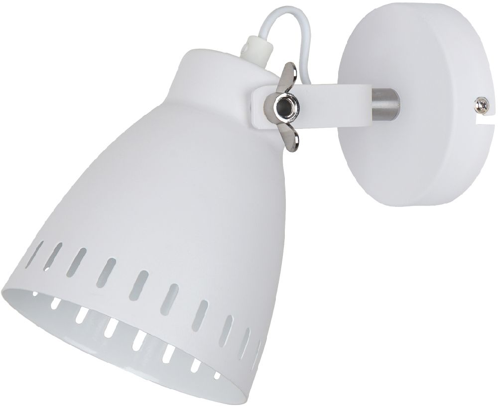 Darmowa Dostawa - Kinkiet 1x60 W biały Italux Franklin MBHN50501WHSNICK