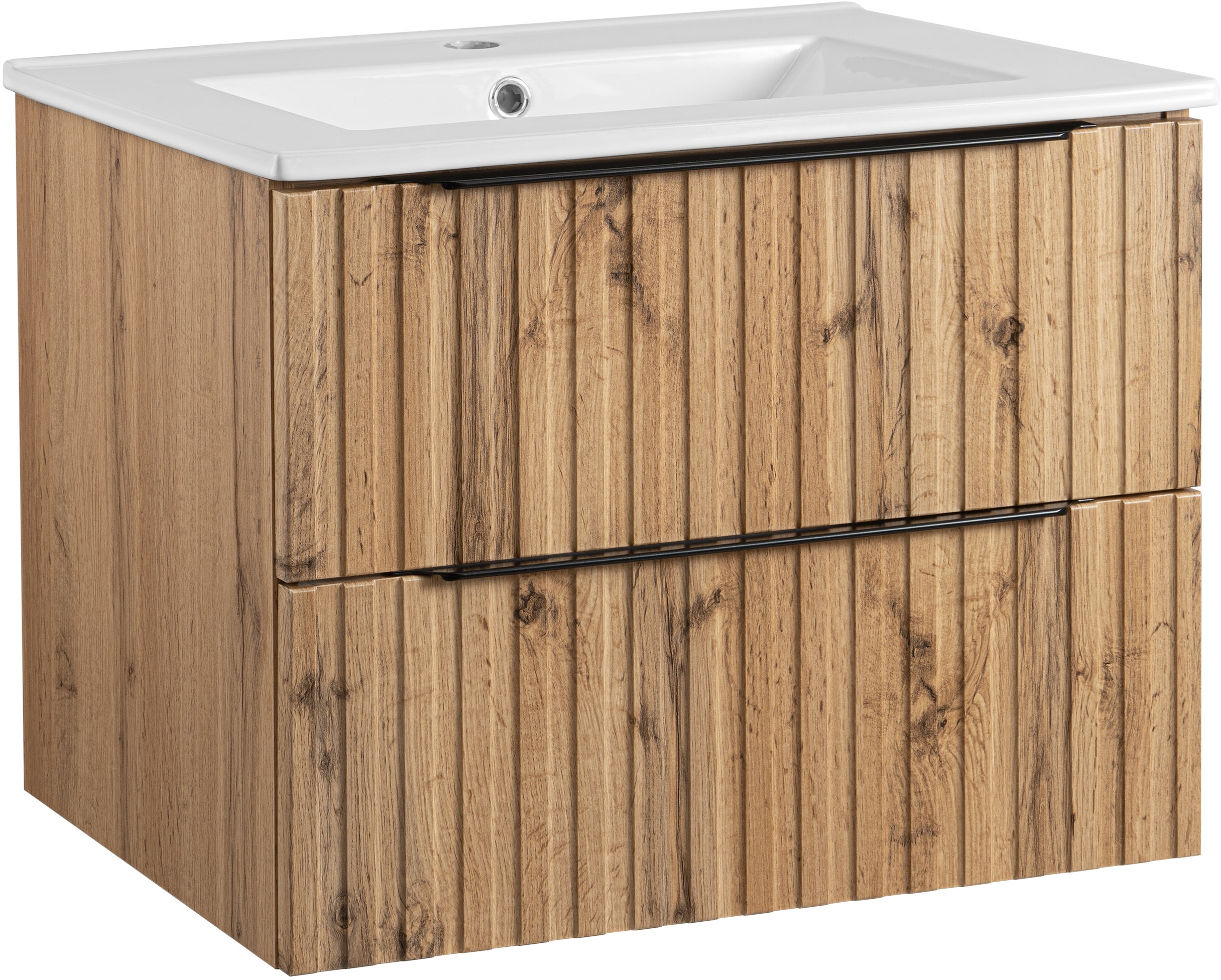 Darmowa Dostawa - Umywalka z szafką 61 cm dąb Astor Amy AMAMU622NN