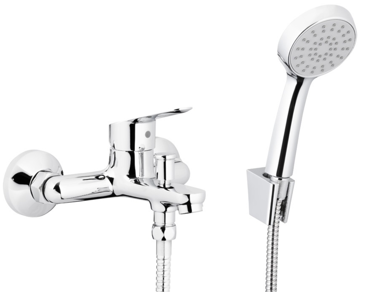 Darmowa Dostawa - Bateria wannowo-prysznicowa ścienna chrom KFA Armatura Sparc 541451000