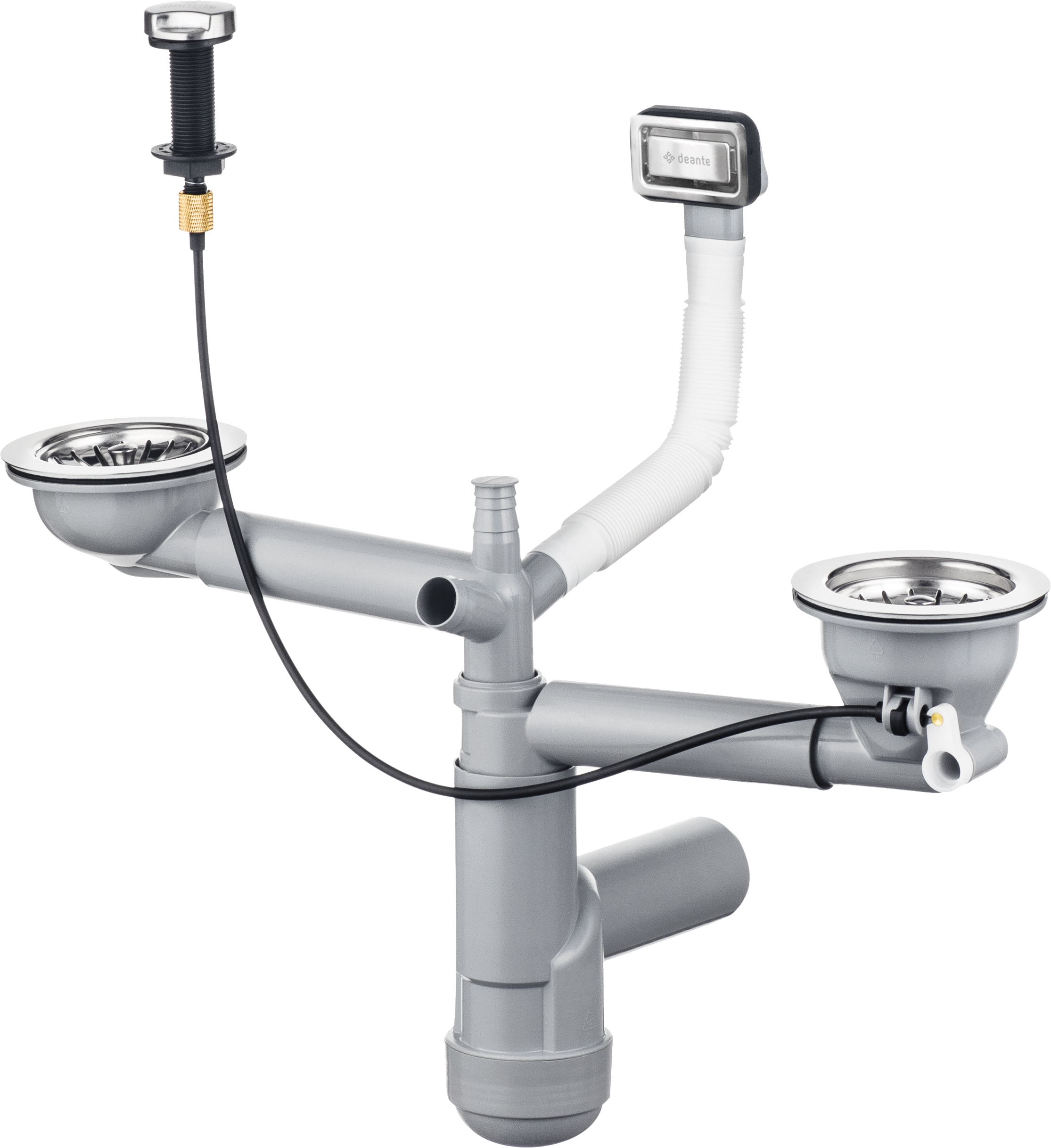 Darmowa Dostawa - Syfon zlewozmywakowy Deante Space Saver Lux ZXY9912