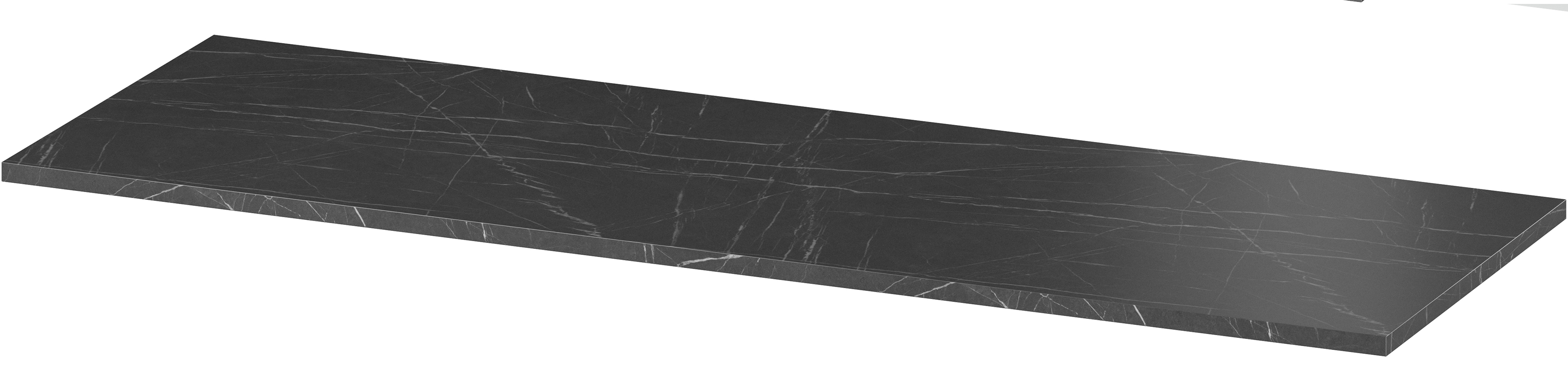 Darmowa Dostawa - Blat 140.2x45 cm czarny Cersanit Larga S932061