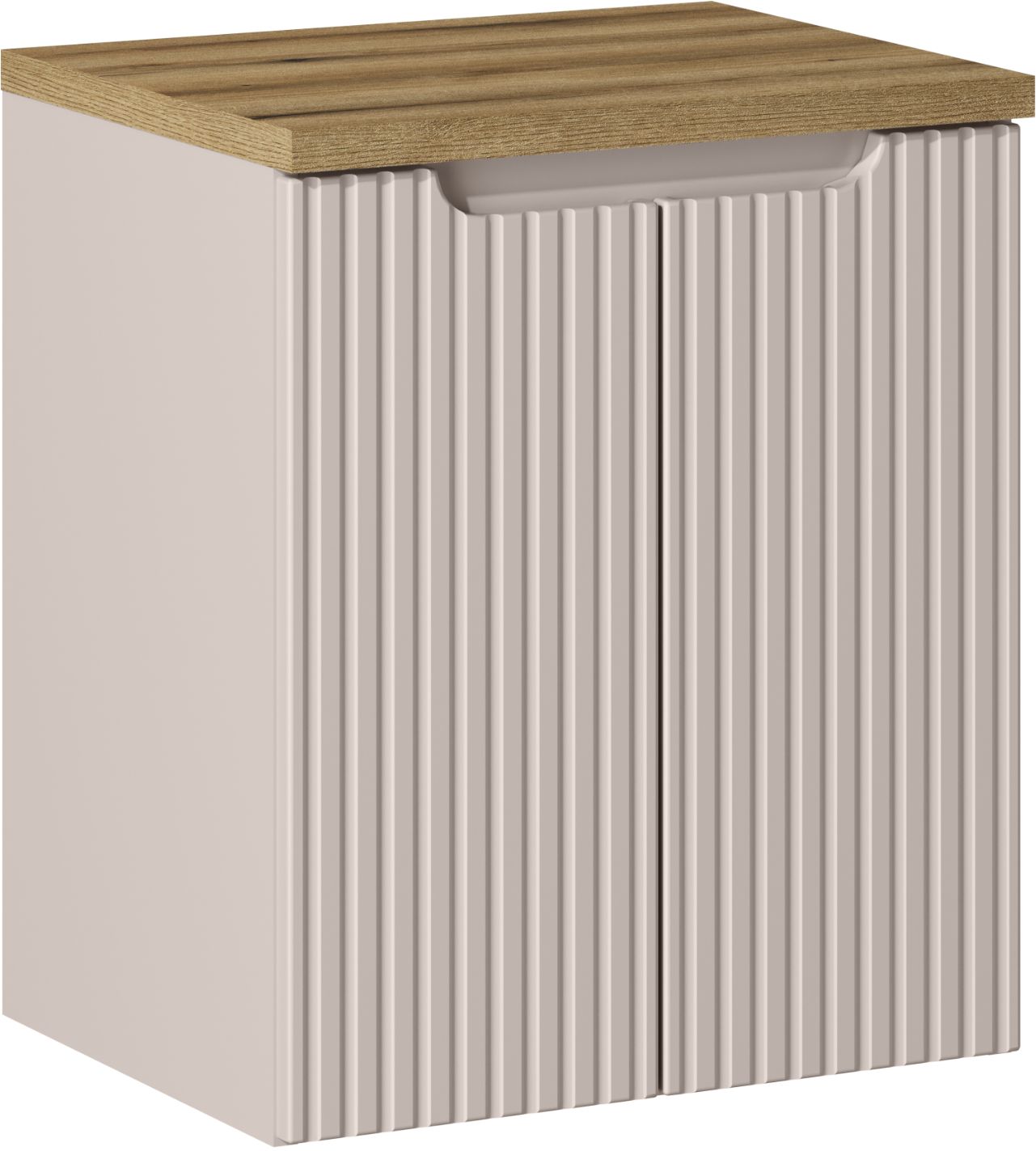 Darmowa Dostawa - Szafka z blatem 50x39x57 cm podumywalkowa wisząca beżowa Comad Nova Cashmere SETNOCBOAK50CMD