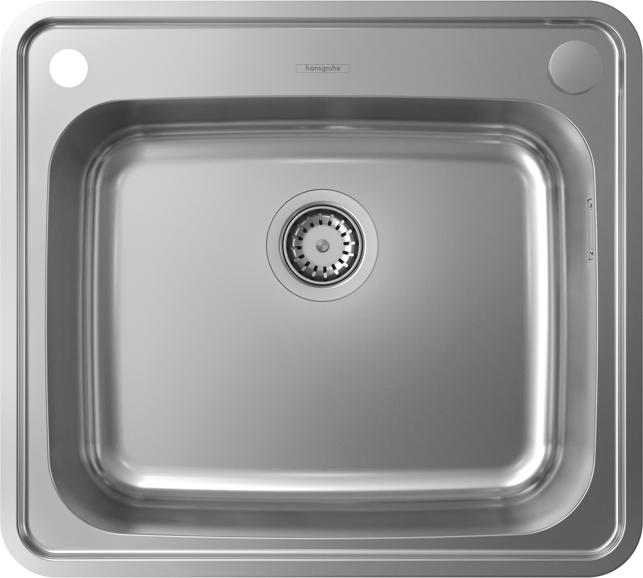 Darmowa Dostawa - Zlewozmywak stalowy 58x52 cm Hansgrohe S41 43336800