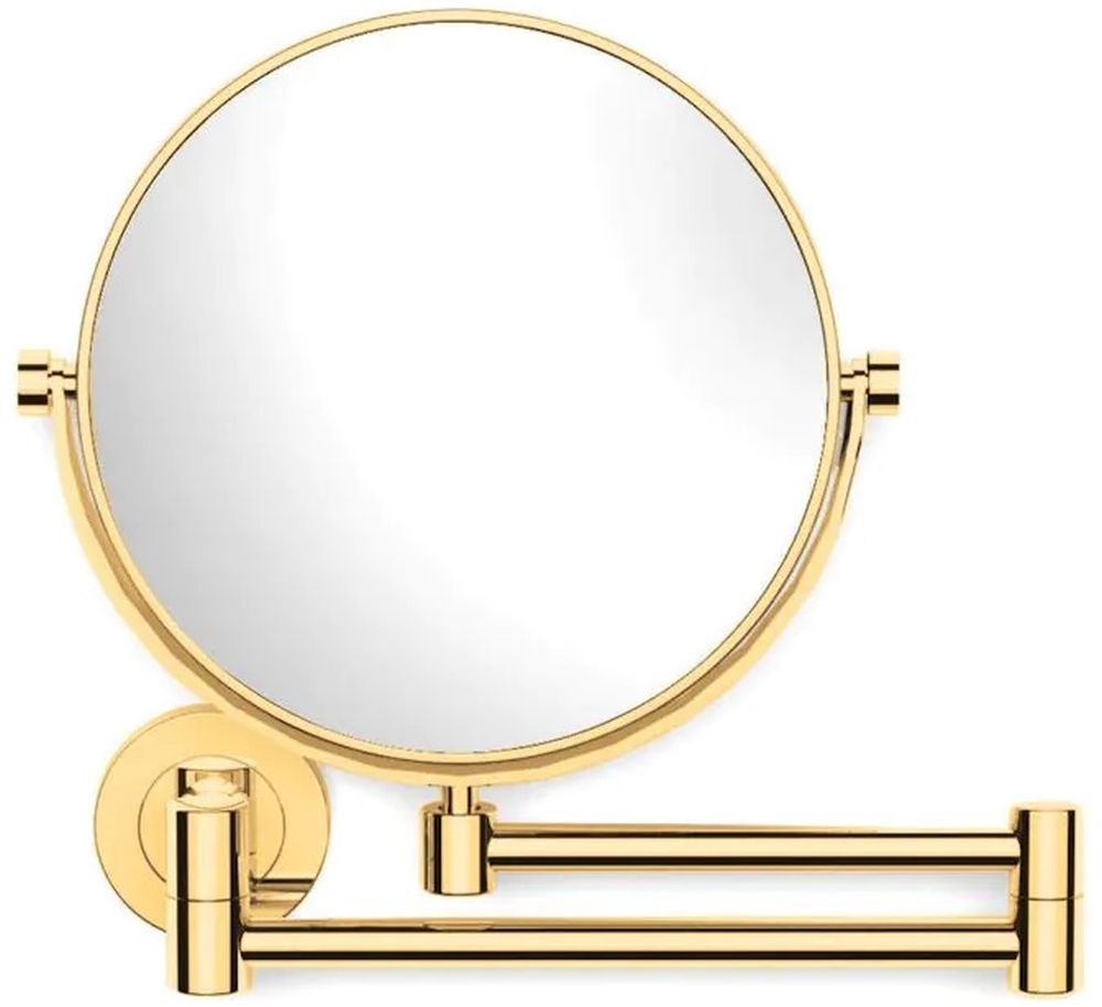 Darmowa Dostawa - Lusterko kosmetyczne 28x27 cm okrągłe złoty Stella 2201130G