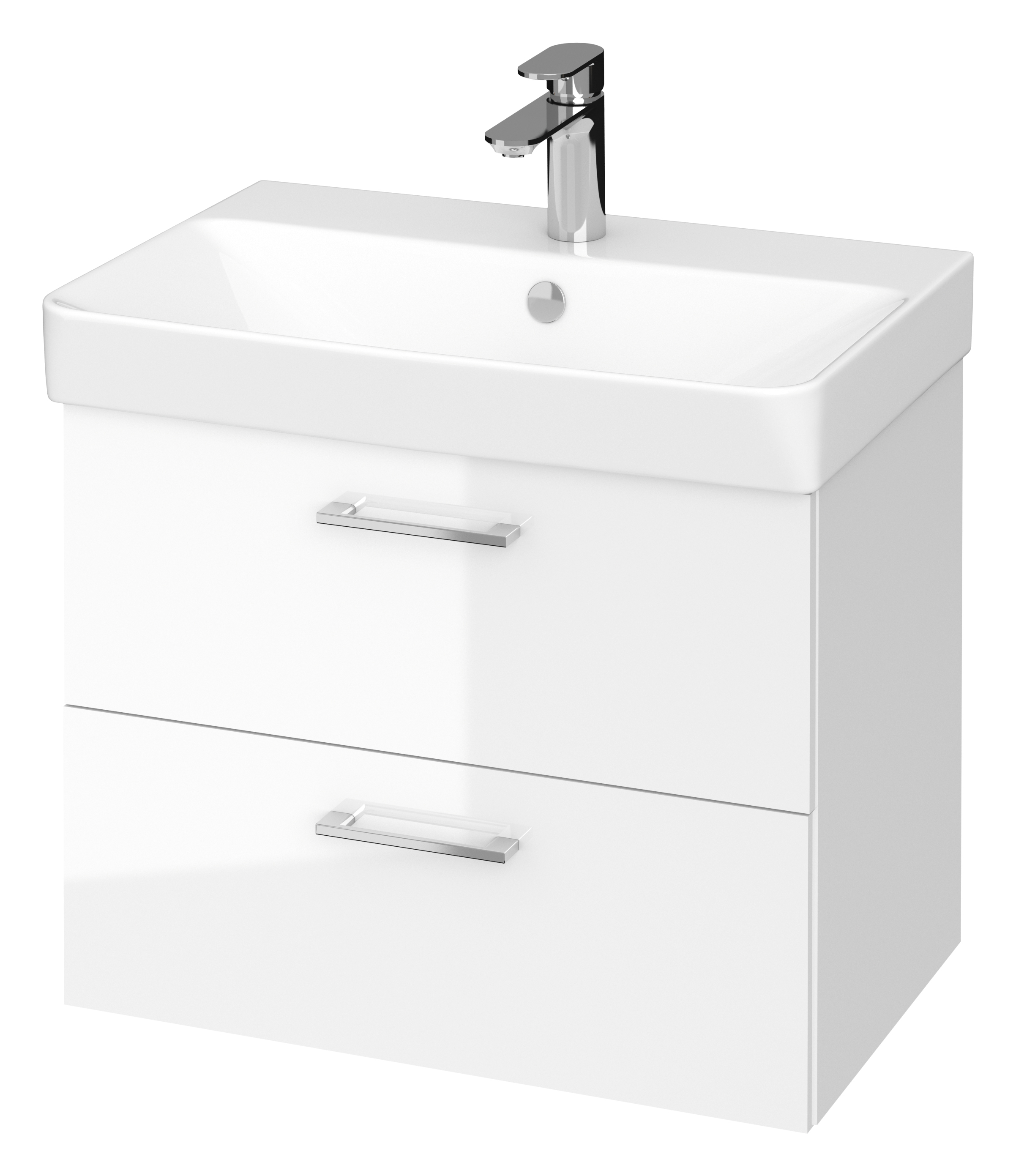 Darmowa Dostawa - Umywalka z szafką 60 cm białą Cersanit Mille S801318DSM