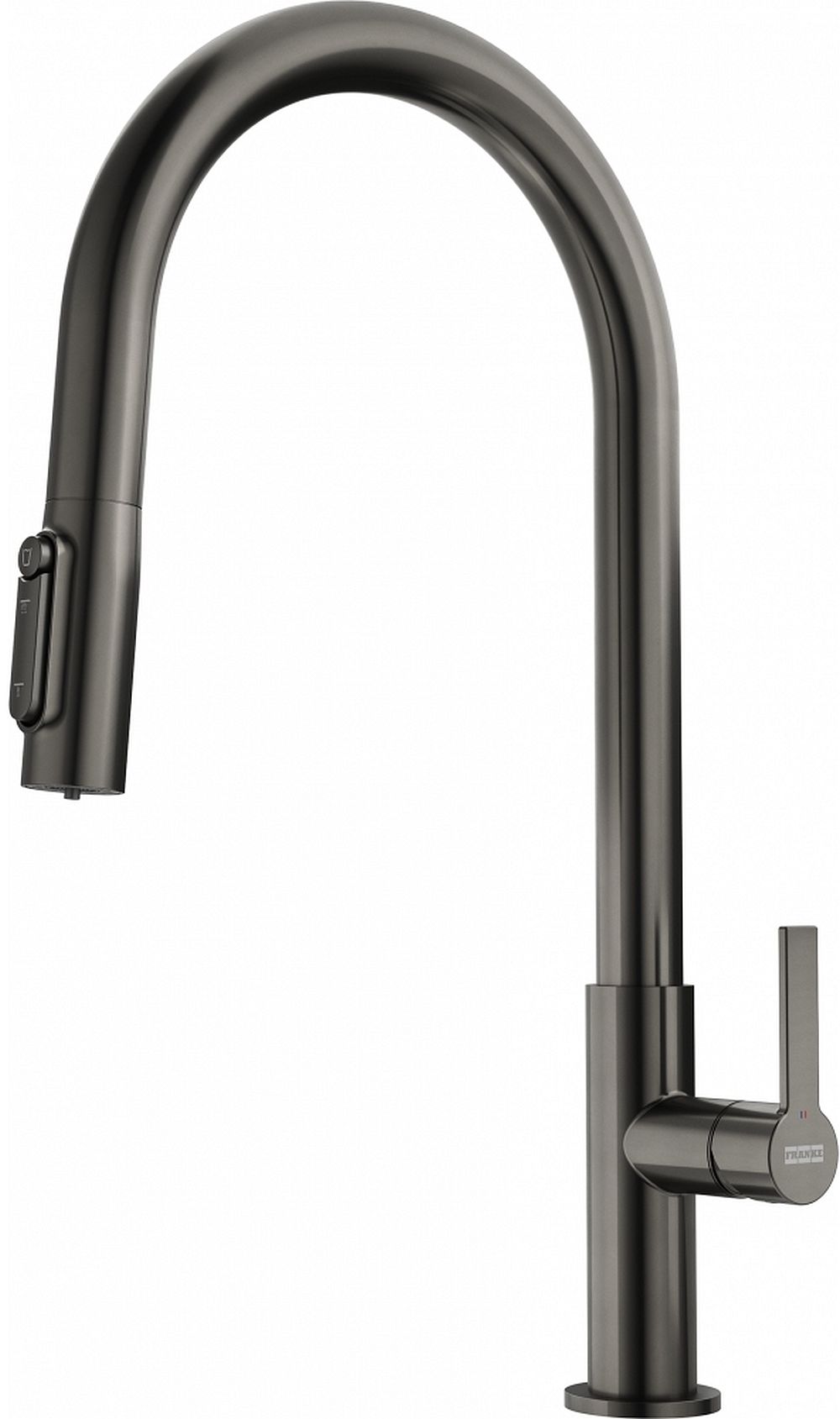 Darmowa Dostawa - Bateria kuchenna stojąca antracyt Franke Maris Slim Clear Water J Pull-Out 1200736603