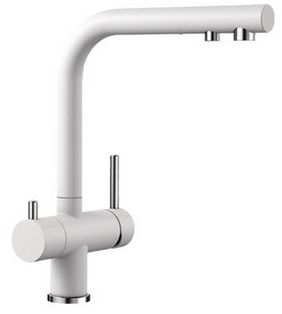 Darmowa Dostawa - Bateria kuchenna stojąca chrom-biała Blanco Fontas II 523134