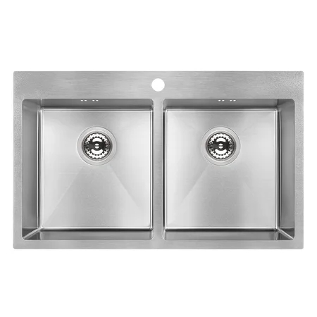 Darmowa Dostawa - Zlewozmywak stalowy 78x48 cm stal Laveo Marmara SAM020T