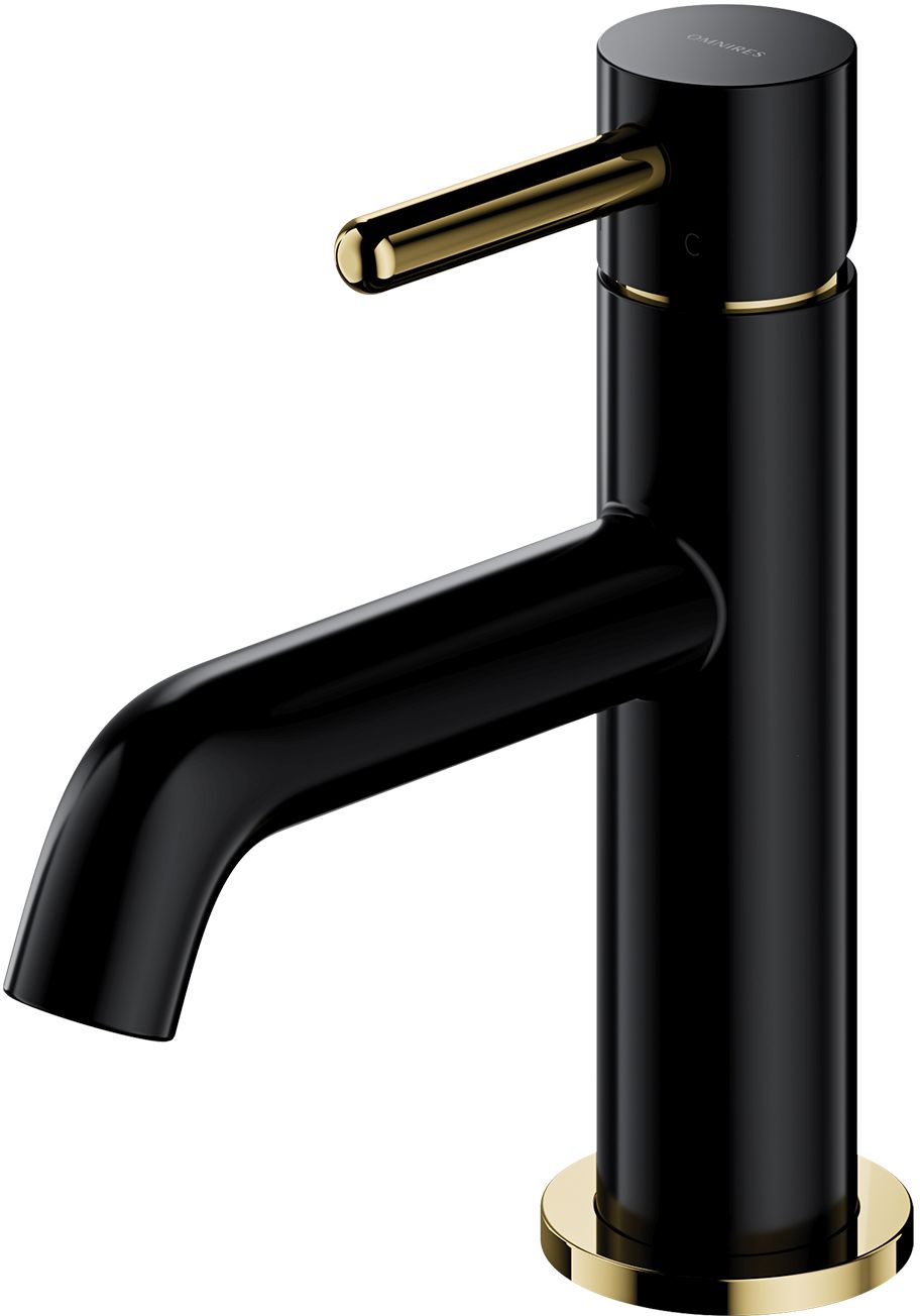 Darmowa Dostawa - Bateria umywalkowa stojąca czarna Omnires Y Y1210NBLGL