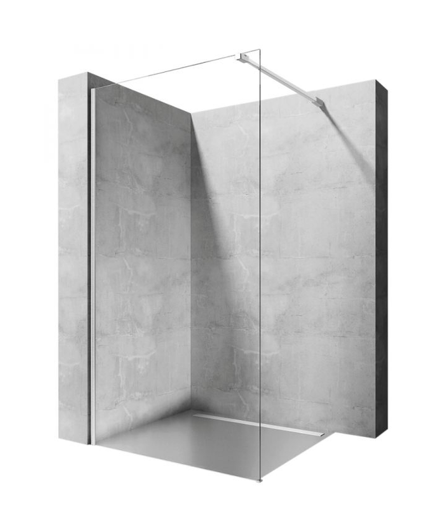 Darmowa Dostawa - Ścianka prysznicowa 120 cm chrom połysk/szkło przezroczyste Rea Aero REAK7550
