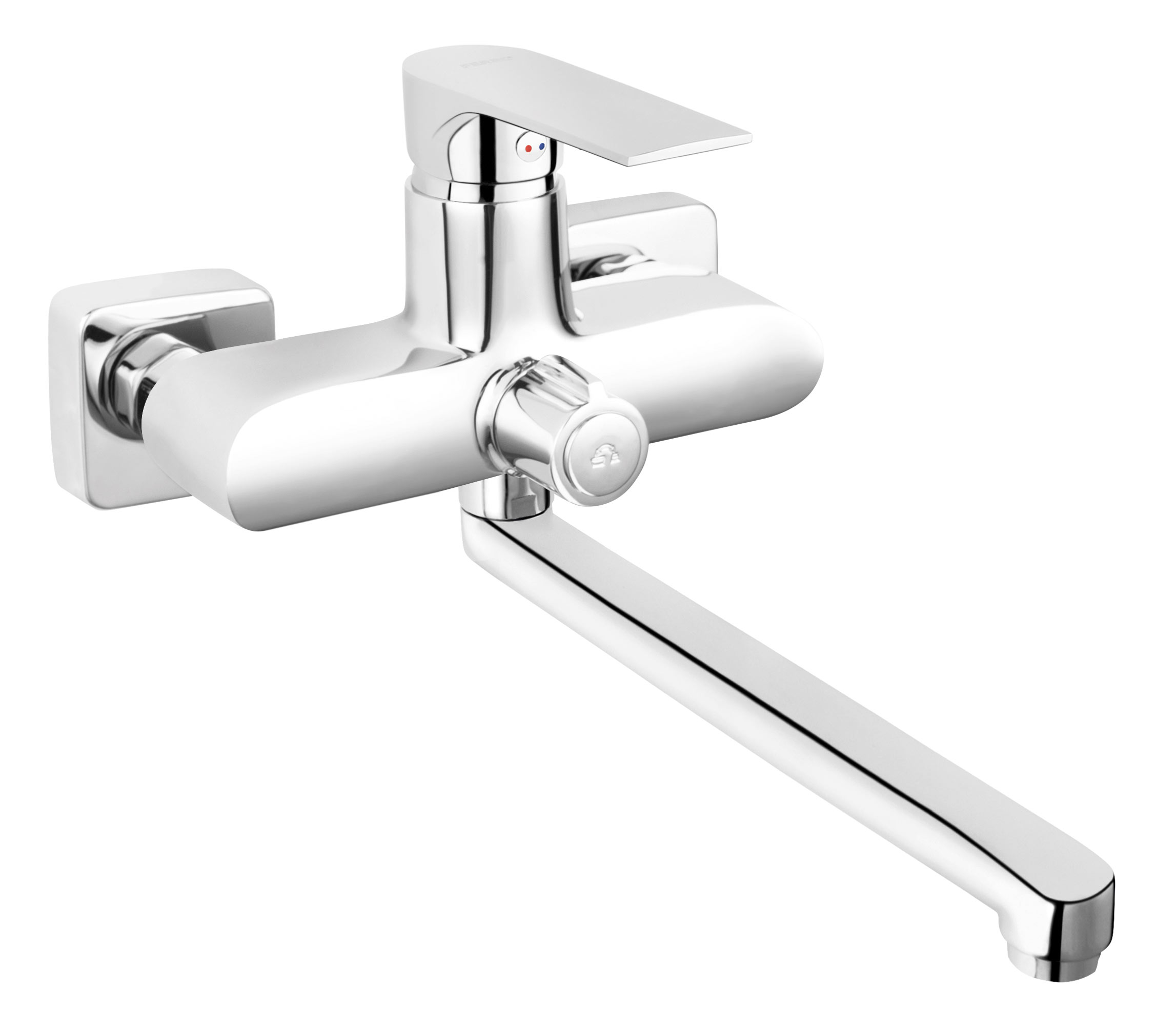 Darmowa Dostawa - Bateria umywalkowa ścienna Ferro Algeo Square BAQ3A