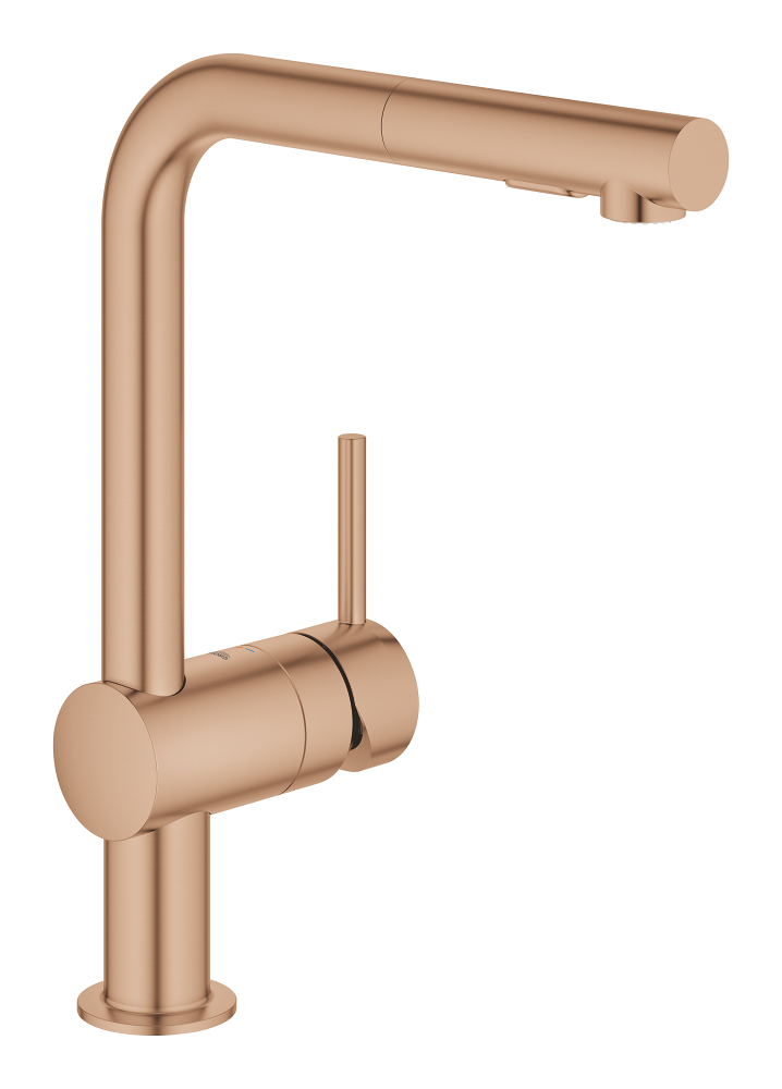 Darmowa Dostawa - Bateria kuchenna stojąca brushed warm sunset Grohe Minta 30274DL0