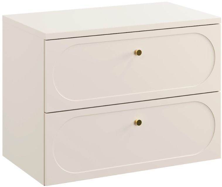 Darmowa Dostawa - Szafka 80.2x46x58 cm podumywalkowa wisząca beżowa Comad Donna Sand SETDSBSAND80CM