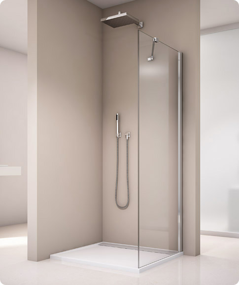 Darmowa Dostawa - Ścianka prysznicowa 90 cm SanSwiss Solino SOLT109005007