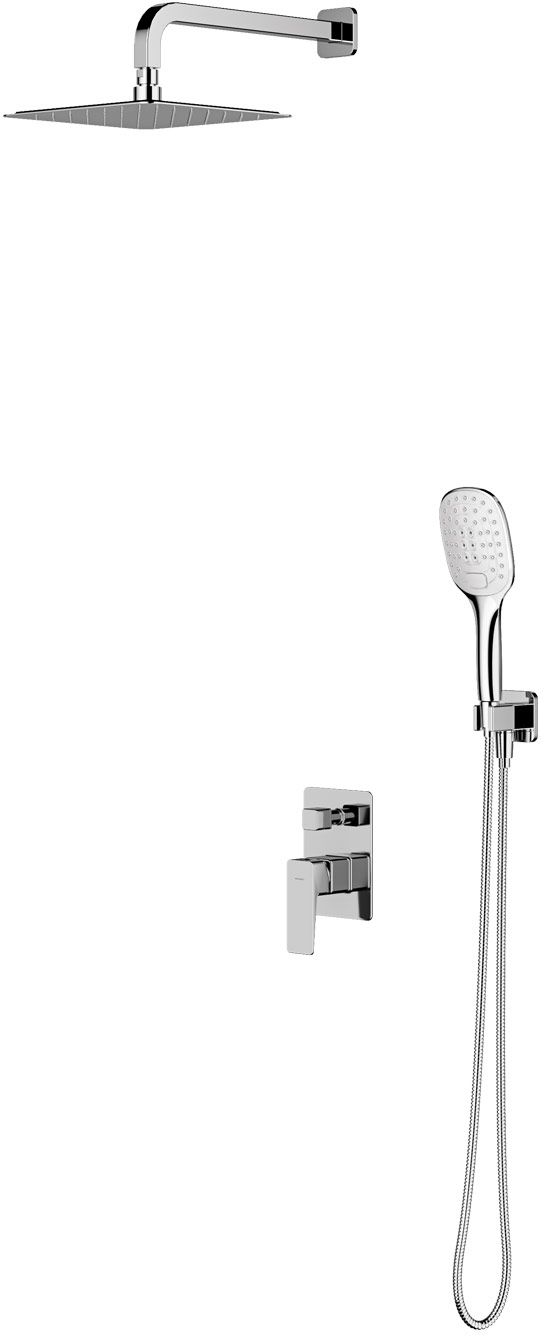 Darmowa Dostawa - Zestaw prysznicowy podtynkowy chrom Omnires Parma SYSPM10CR
