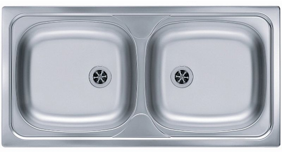 Darmowa Dostawa - Zlewozmywak stalowy 86x44 cm stal Alveus Basic 1008846