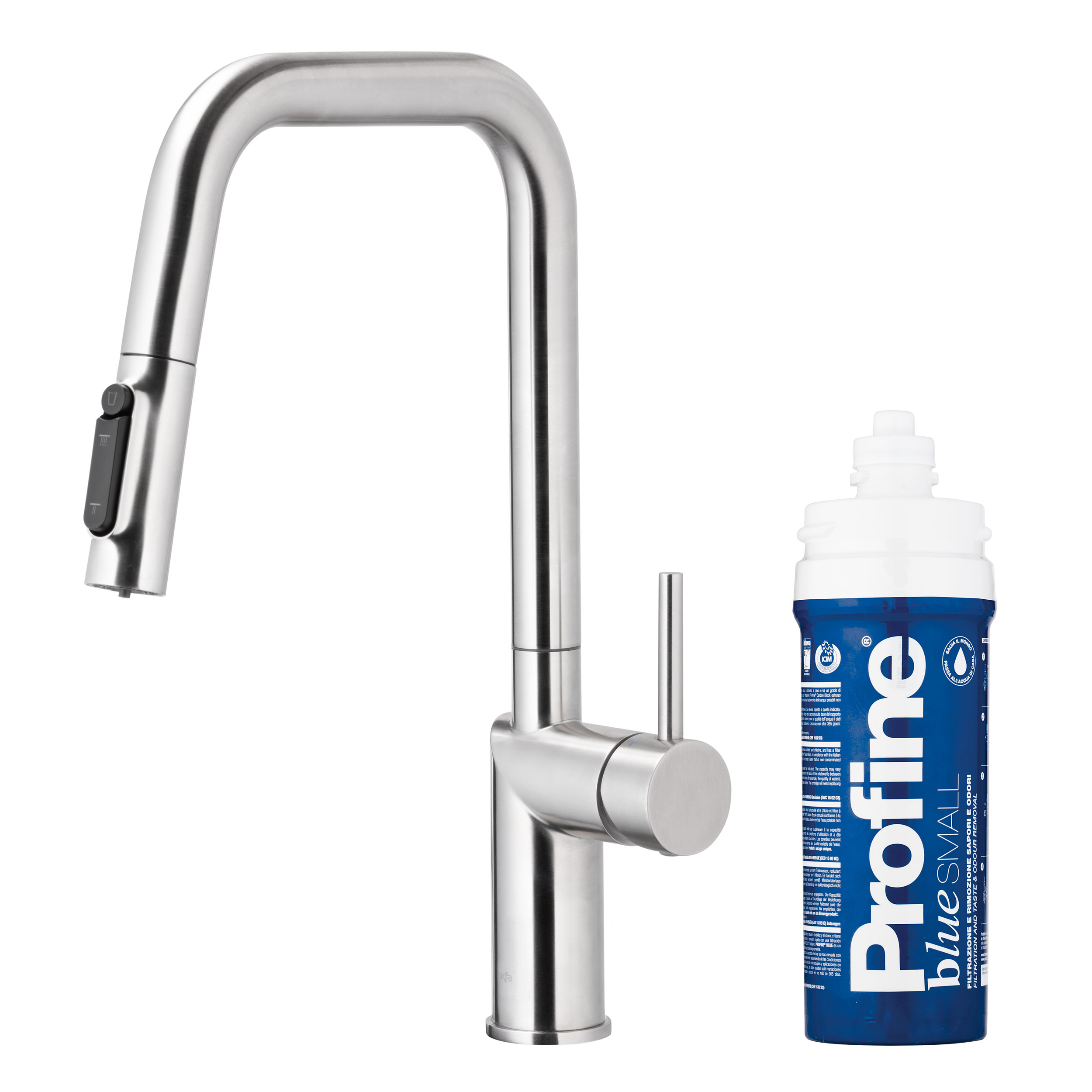 Darmowa Dostawa - Bateria kuchenna z filtrem stojąca inox KFA Armatura Duero 662331322