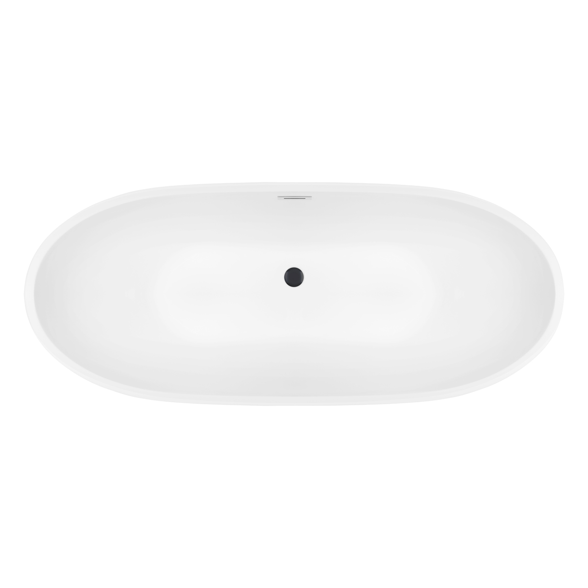 Darmowa Dostawa - Wanna wolnostojąca 170x72 cm owalna biała Oltens Folda abset6834