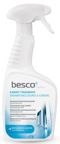 Darmowa Dostawa - Środek czyszczący do kabin 500 ml Besco Professional SRKP