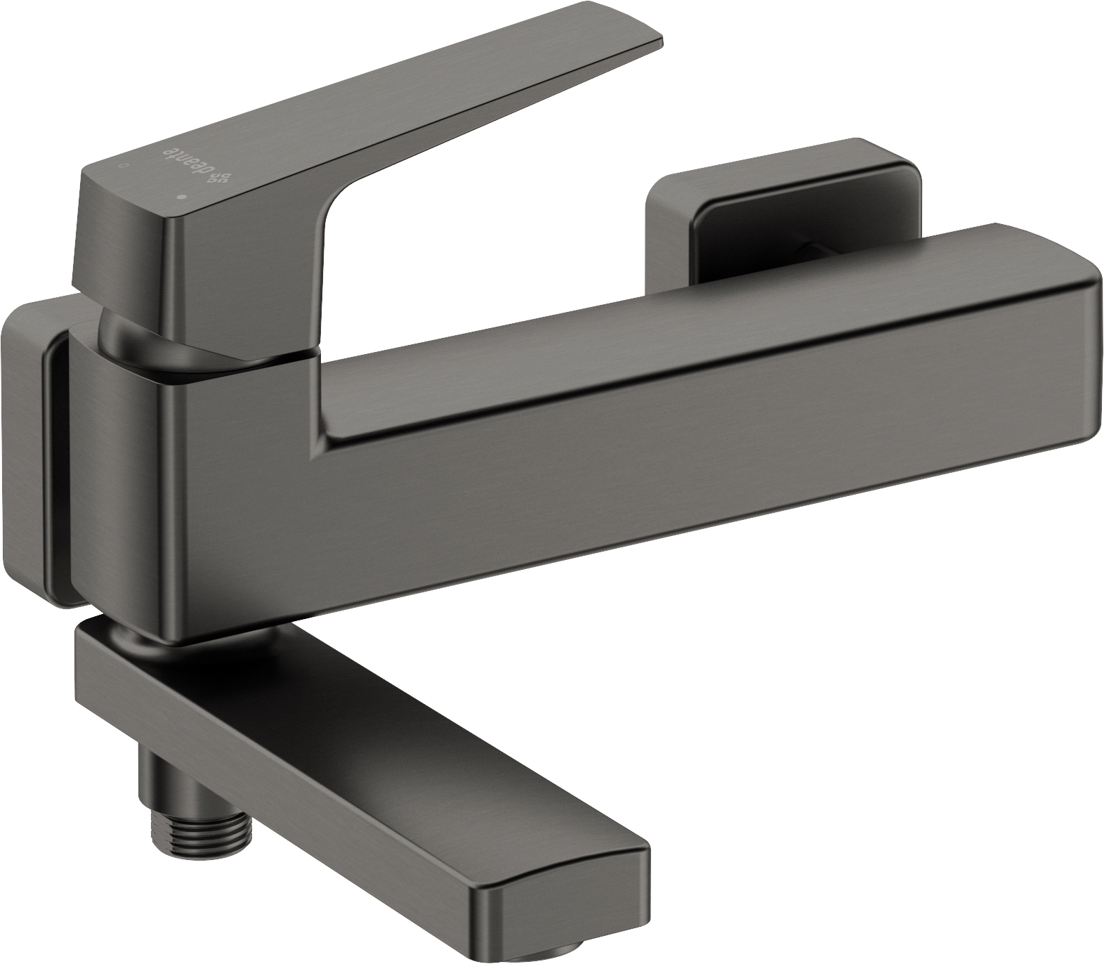 Darmowa Dostawa - Bateria wannowo-prysznicowa ścienna grafitowa Deante Blur BQLD12M