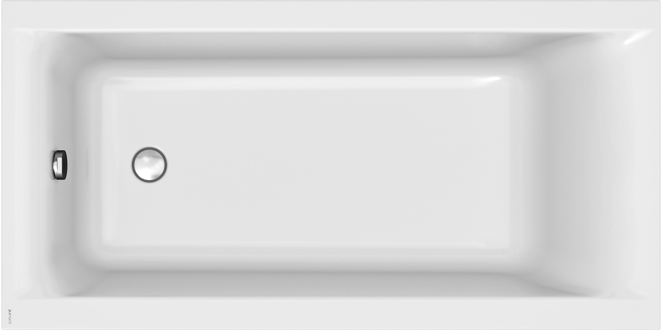 Darmowa Dostawa - Wanna prostokątna Slim 150x75 cm Cersanit Larga S301304