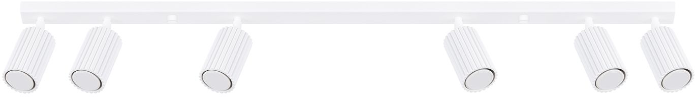 Darmowa Dostawa - Lampa podsufitowa 6x10 W biała Sollux Lighting Karbon SL1547