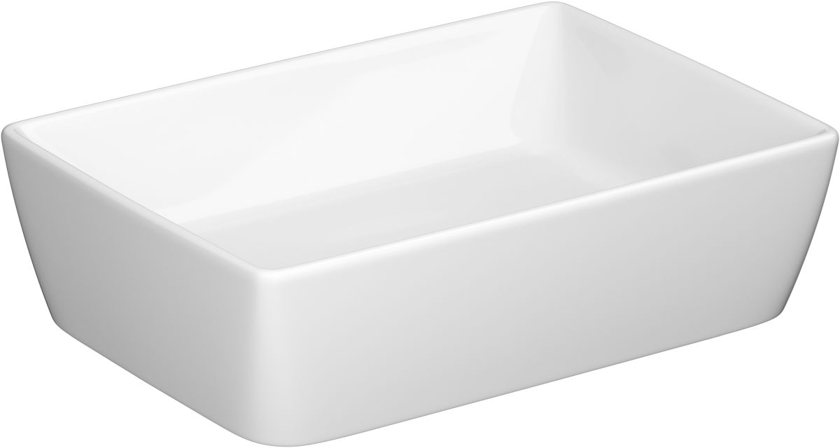 Darmowa Dostawa - Umywalka 50.5x35.5 cm prostokątna nablatowa biała Cersanit City K35048
