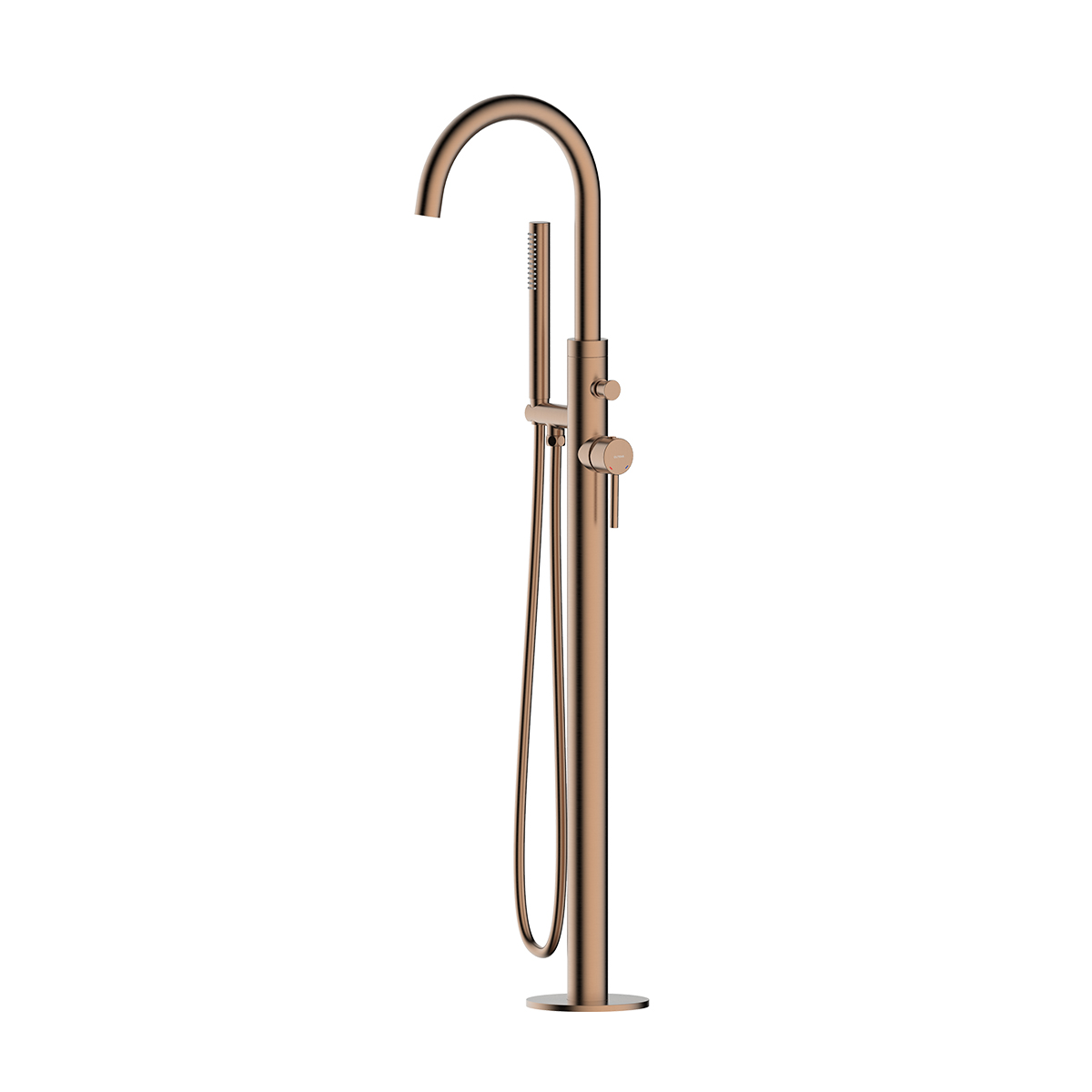 Darmowa Dostawa - Bateria wannowo-prysznicowa wolnostojąca miedź szczotkowana Oltens Molle 34300610