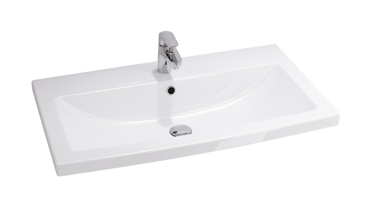 Darmowa Dostawa - Umywalka 80x45 cm prostokątna meblowa biała Cersanit Como K32004BOX