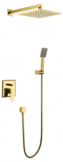 Darmowa Dostawa - Zestaw prysznicowy podtynkowy złoty Blue Water Monaco MONZKP150ZLOTY