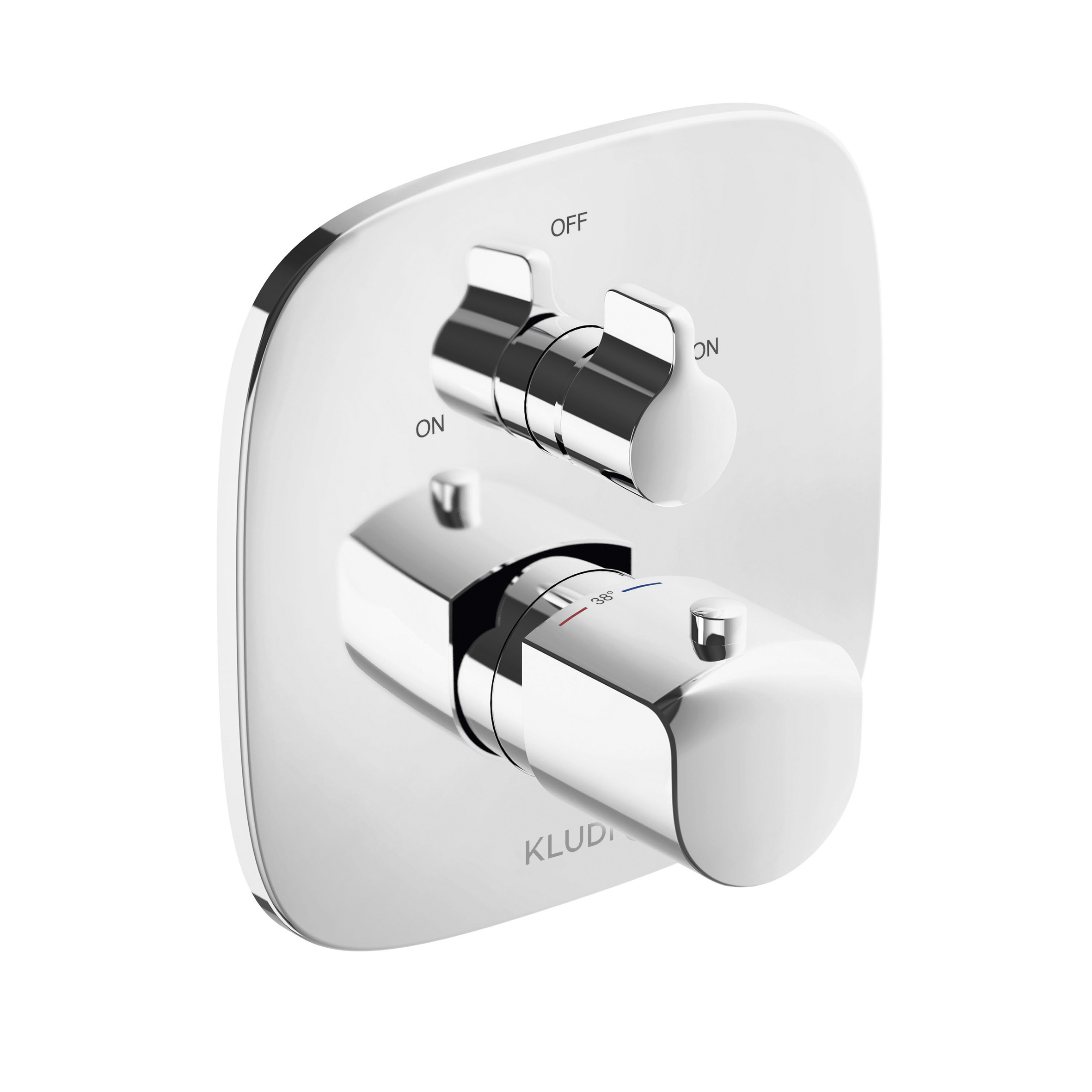 Darmowa Dostawa - Bateria wannowo-prysznicowa podtynkowa termostatyczna chrom Kludi Ameo 418300575