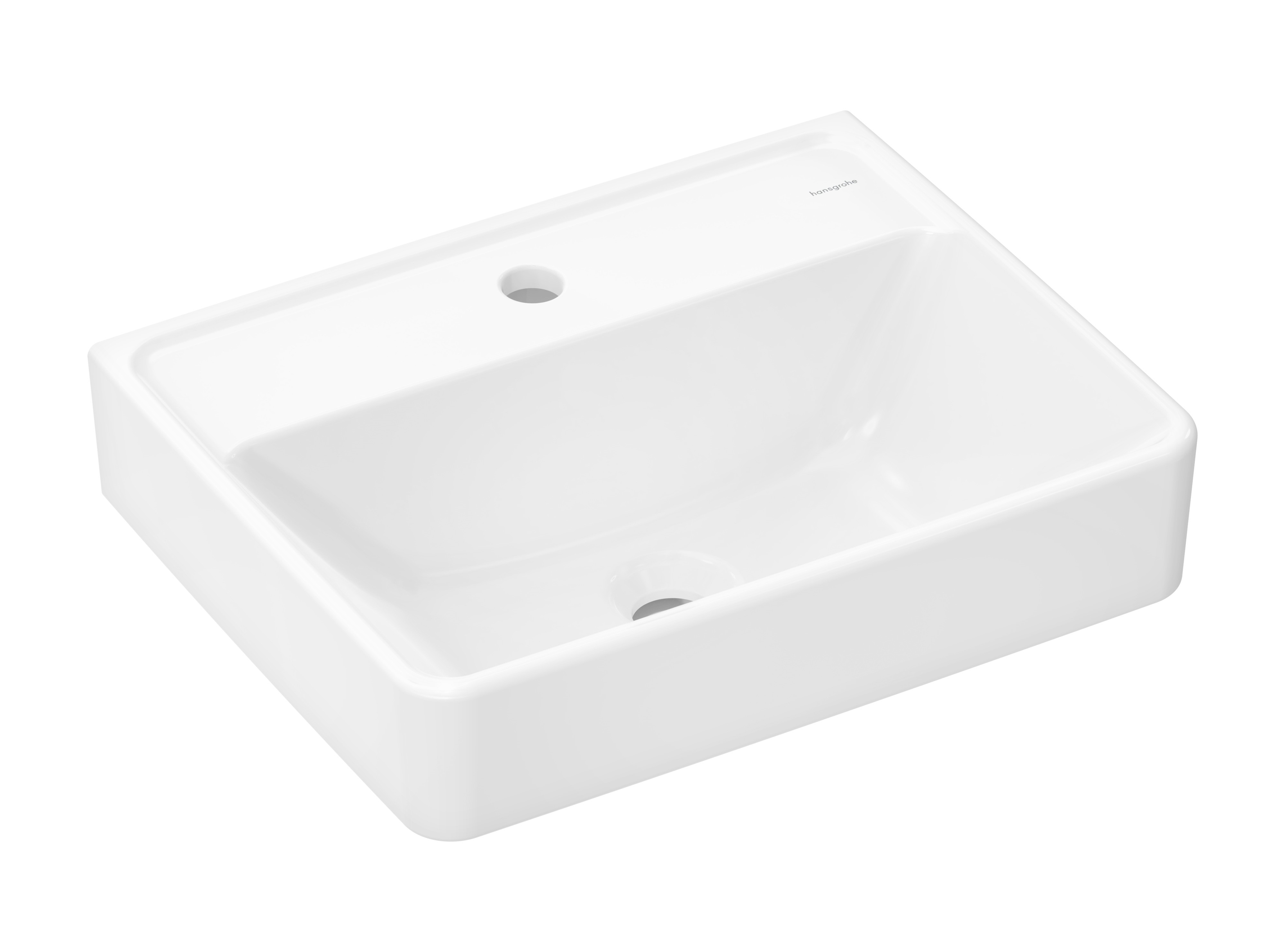Darmowa Dostawa - Umywalka 50x39 cm prostokątna ścienna biała Hansgrohe Xanuia Q 60233450