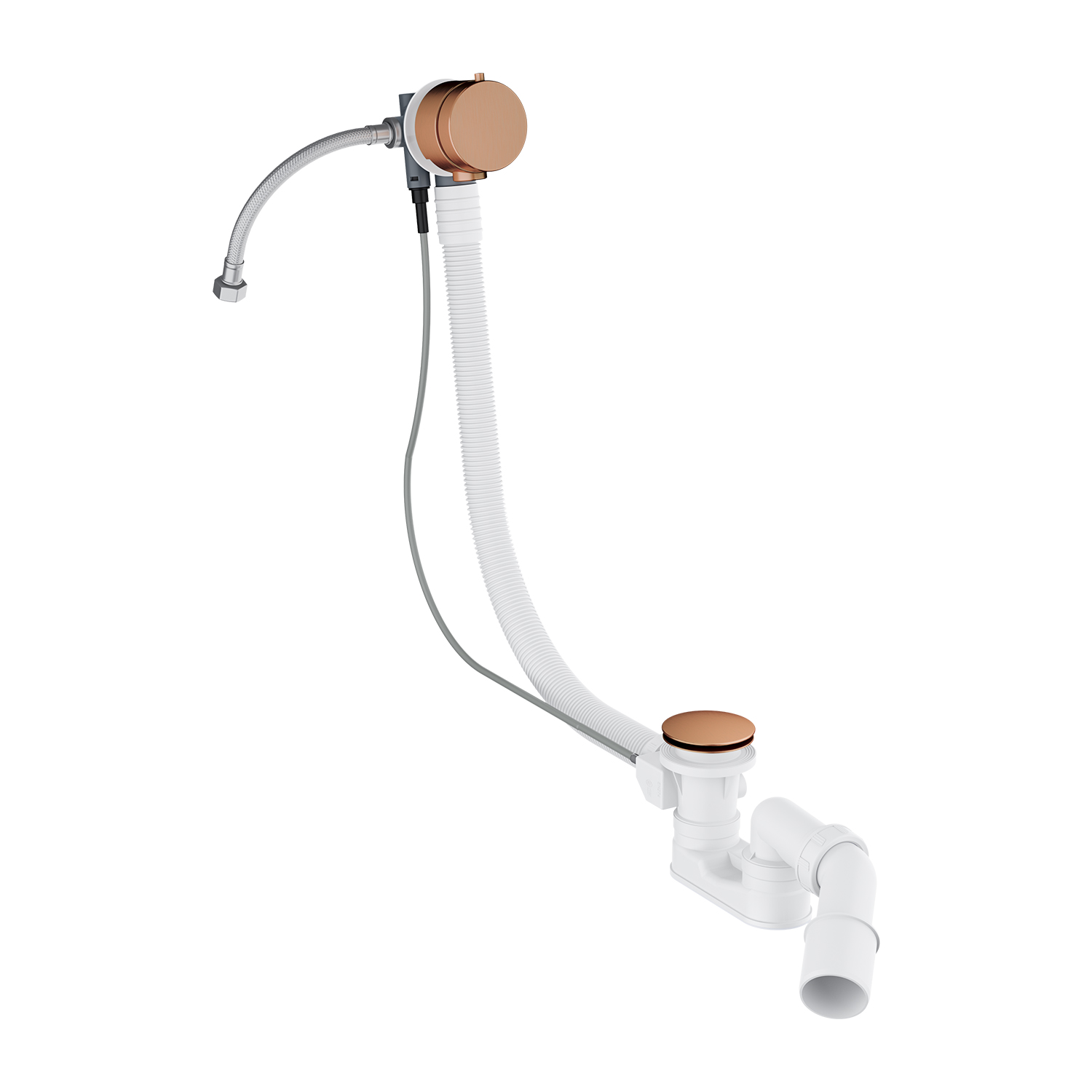 Darmowa Dostawa - Syfon z napełnianiem Omnires CGS TK132PLUS37764SCPB