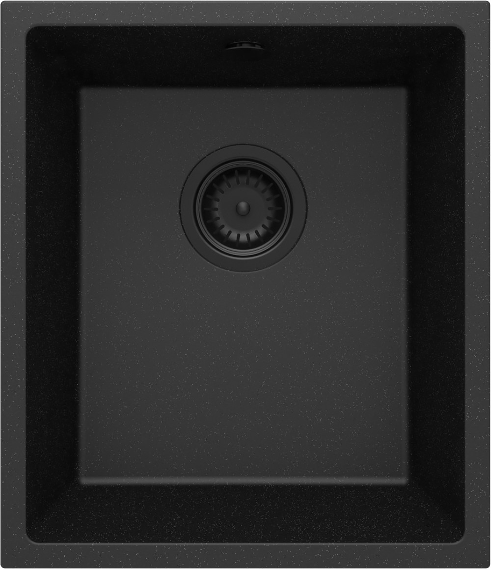 Darmowa Dostawa - Zlewozmywak granitowy 40x32 cm szary/grafitowy/onyx Deante Corda ZQAG10B