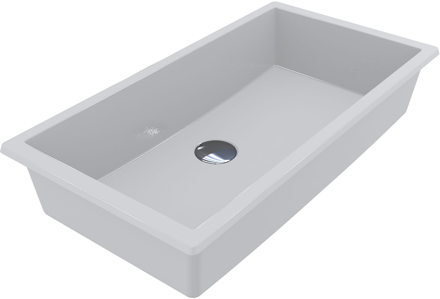 Darmowa Dostawa - Umywalka 60.5x30 cm prostokątna podblatowa biała Miraggio Bogota 0000493