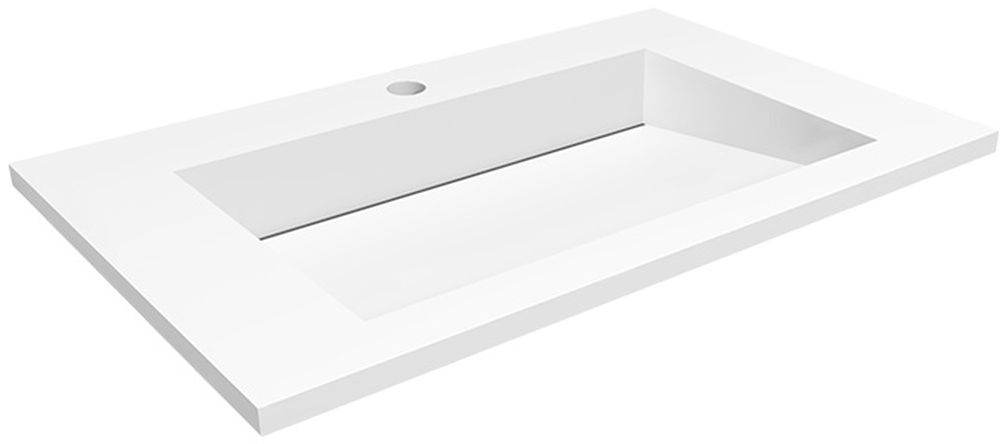 Darmowa Dostawa - Umywalka 70x45 cm prostokątna wpuszczana biała Cristalstone Linea Ideal U700MCOLCCR