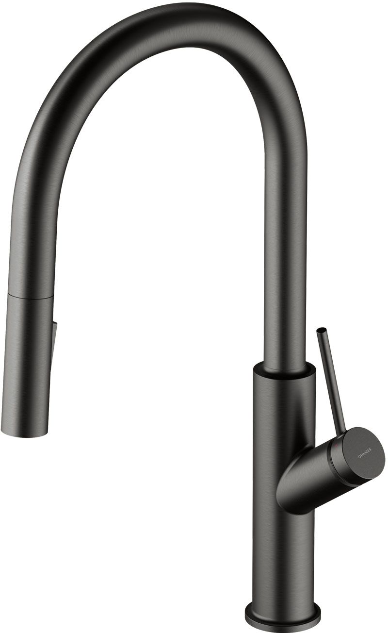 Darmowa Dostawa - Bateria kuchenna stojąca grafit/szary Omnires Bend BE6455GR