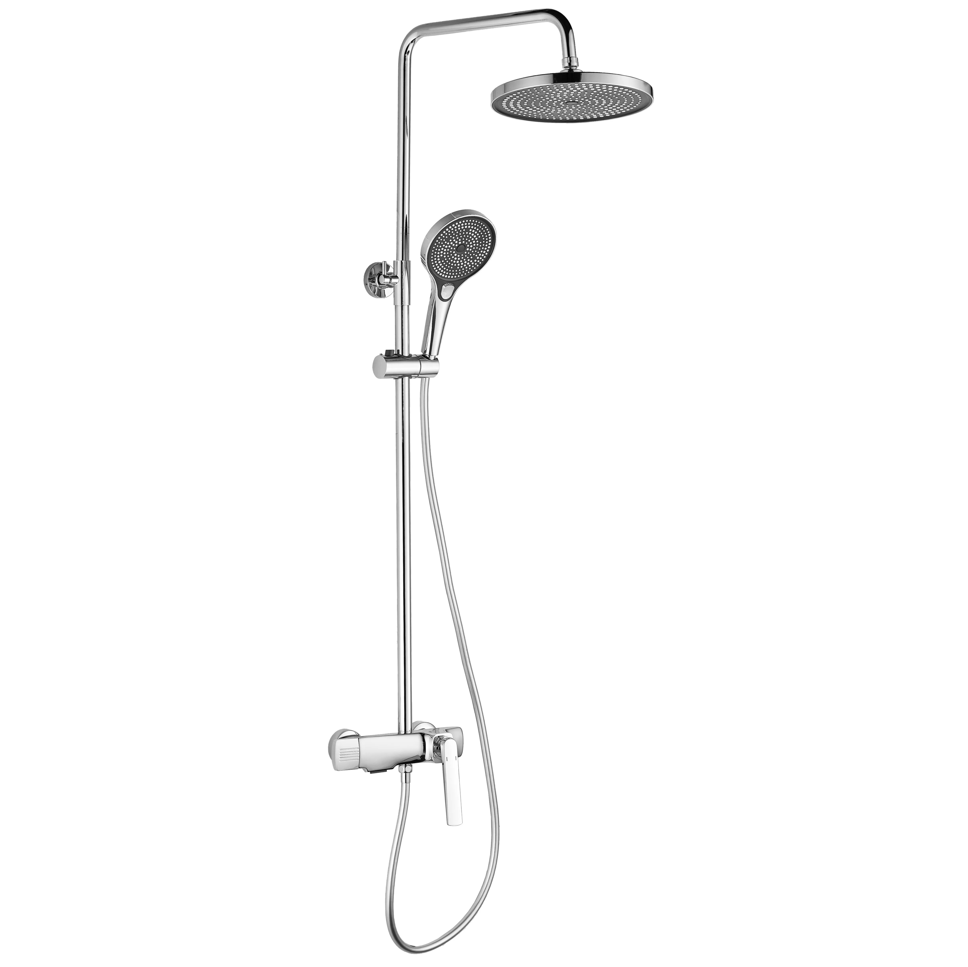 Darmowa Dostawa - Zestaw prysznicowy ścienny z deszczownicą chrom Rea Rebel REAP2415