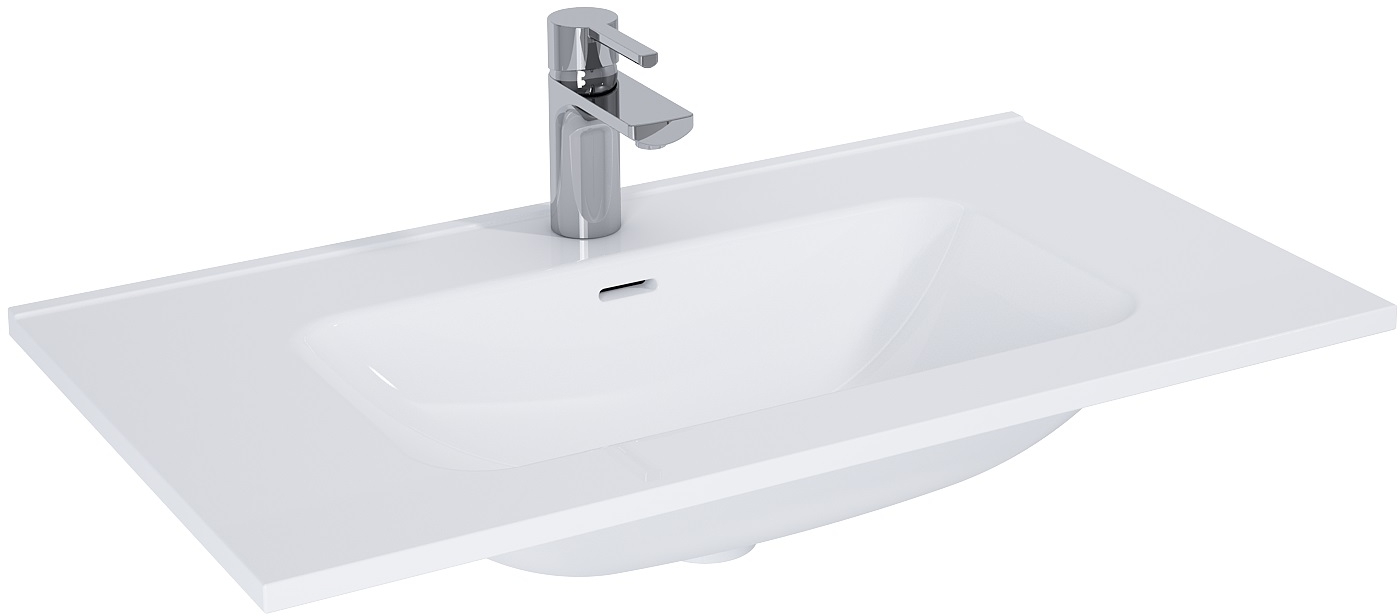 Darmowa Dostawa - Umywalka 80.8x46 cm prostokątna meblowa biała Elita Skappa RE040803068060
