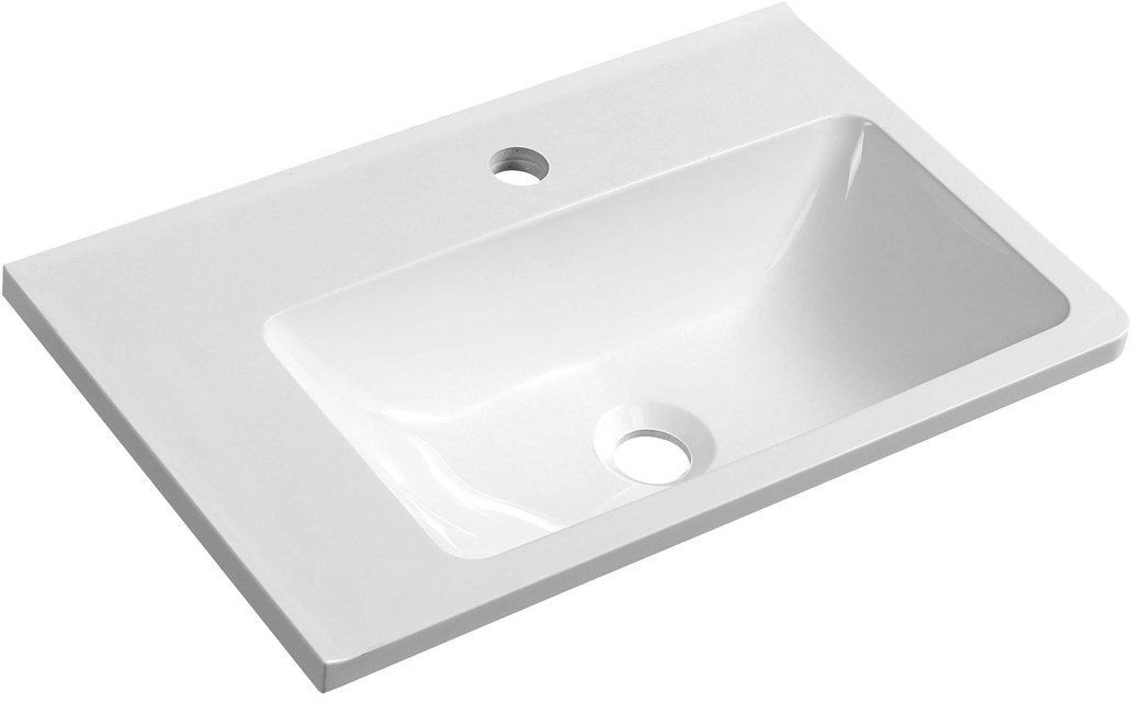 Darmowa Dostawa - Umywalka 56x35 cm prostokątna ścienna biała Sapho Arana AN055