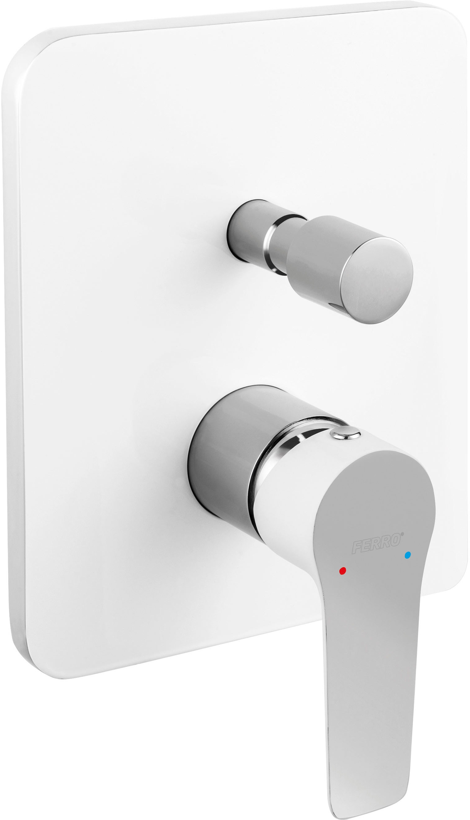 Darmowa Dostawa - Bateria wannowo-prysznicowa podtynkowa Ferro Adore White BDR7P