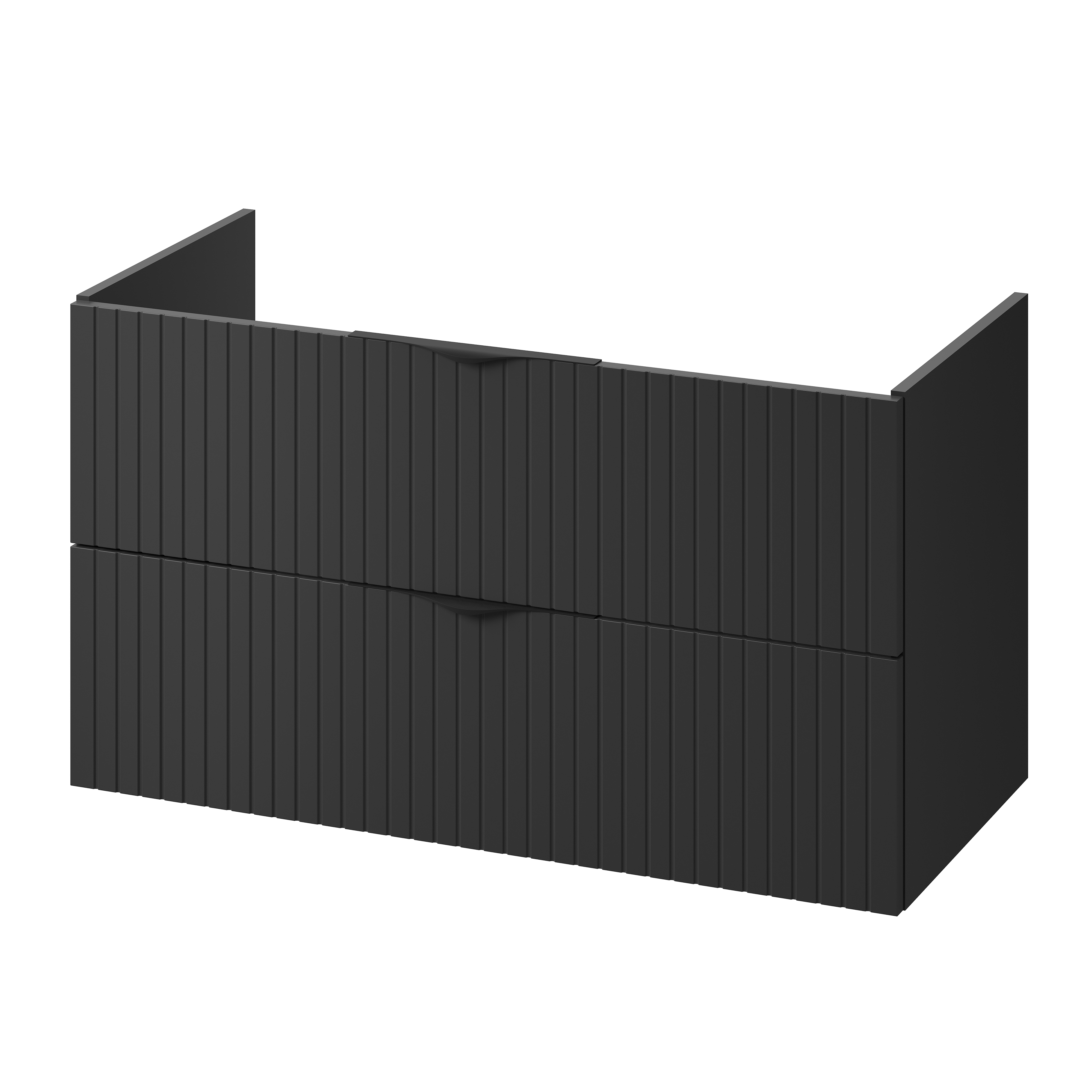 Darmowa Dostawa - Szafka 99.4x44.6x57.2 cm podumywalkowa wisząca czarna Cersanit Tirso S1017012