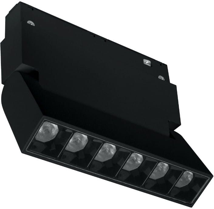 Darmowa Dostawa - Lampa do szynoprzewodów 6x1 W czarny DPM M-Line MTLZDSP6WB