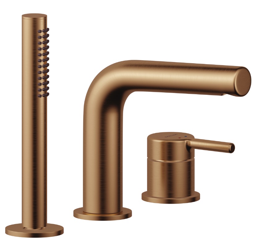 Darmowa Dostawa - Bateria wannowo-prysznicowa nawannowa miedź Excellent Pi AREX1234CB