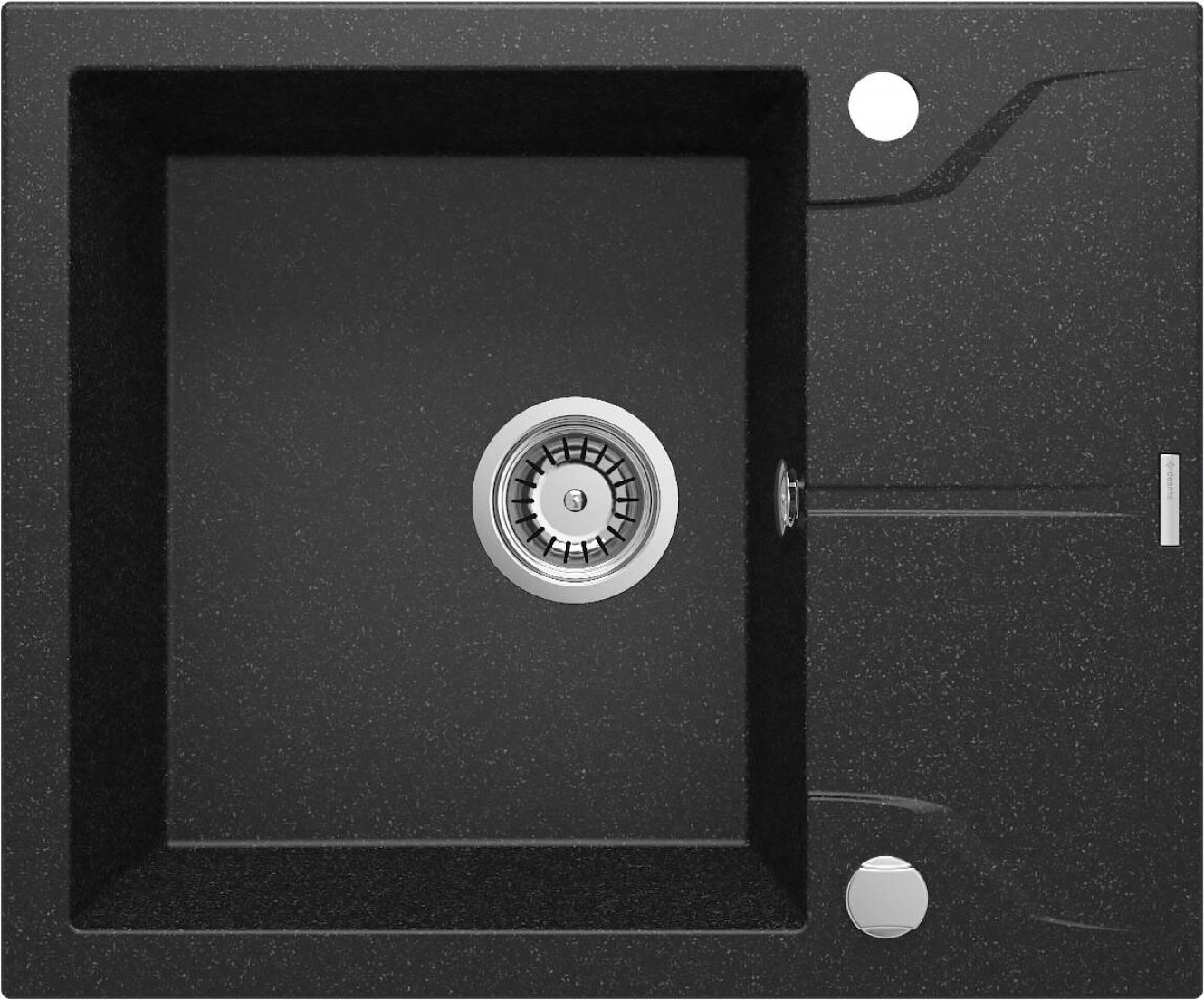 Darmowa Dostawa - Zlewozmywak granitowy 59x49 cm Deante Andante ZQN211A