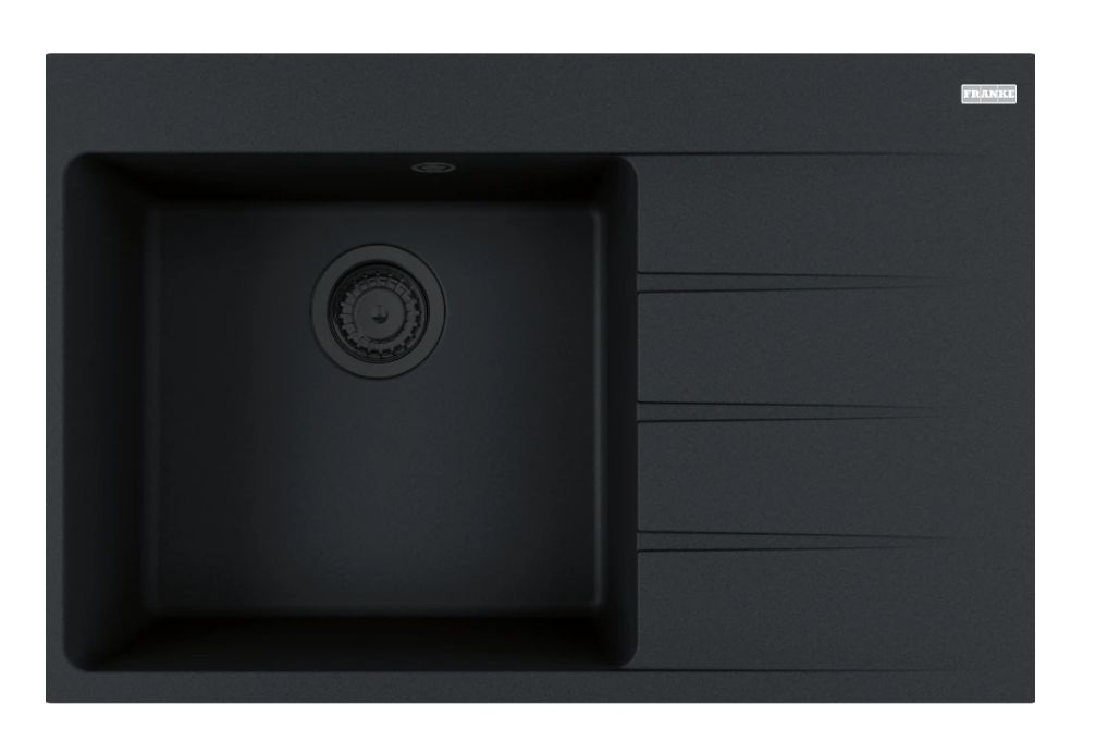 Darmowa Dostawa - Zlewozmywak granitowy 78x50 cm czarny Franke Centro 1140693565