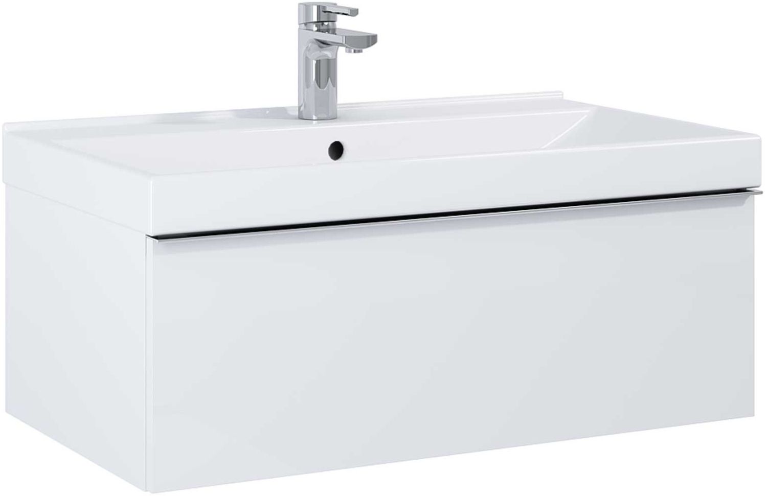 Darmowa Dostawa - Szafka 80x44.9x28.1 cm podumywalkowa wisząca biała Elita Look RE010803025290