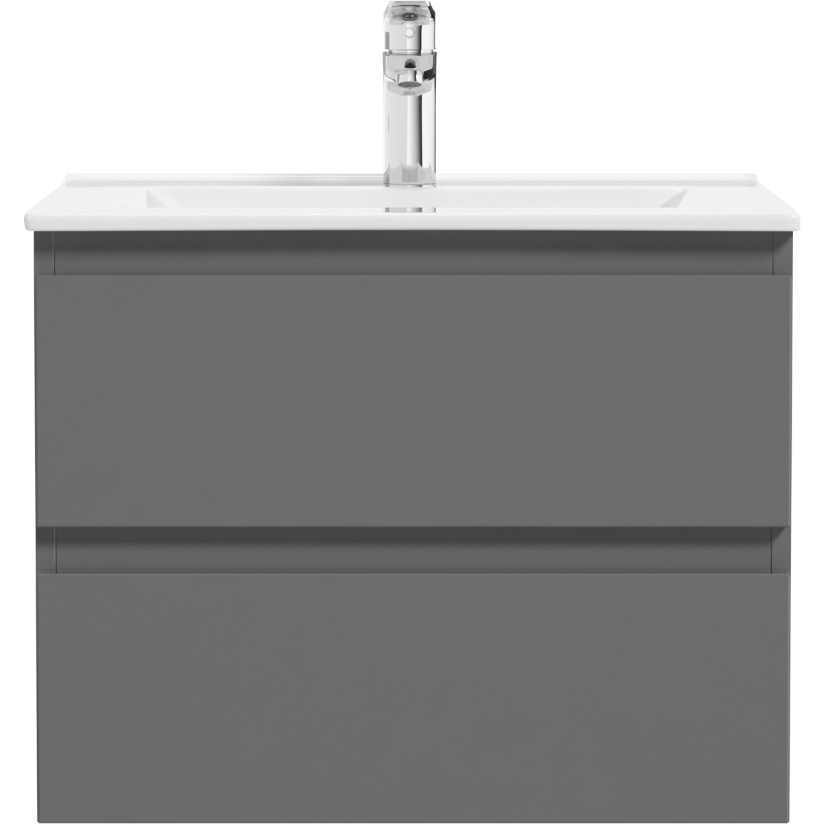 Darmowa Dostawa - Umywalka z szafką 60 cm grafit Oltens Vernal 68000400