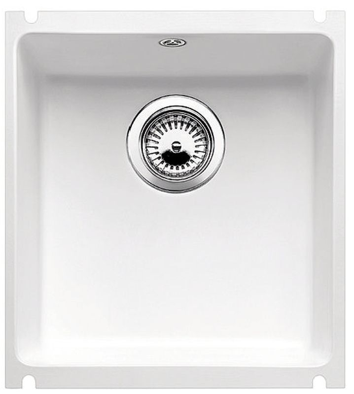 Darmowa Dostawa - Zlewozmywak ceramiczny 41.4x45.6 cm biały Blanco Subline 375-U 516035